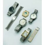 FOUR WRISTWATCHES AND PARTS