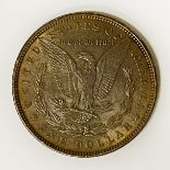 1887 AMERICAN SILVER DOLLAR COIN - 26.8 GRAMS - NO WEAR & GOOD CONDITION
