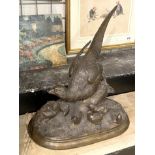 BRONZE PHESANT GROUP 44CMS (H) APPROX