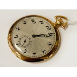 9CT GOLD POCKET WATCH