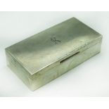 HALLMARKED SILVER CIGARETTE BOX