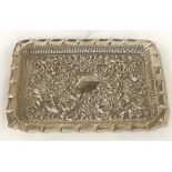 HM SILVER DECORATIVE TRAY - APPROX 9.3 OZ