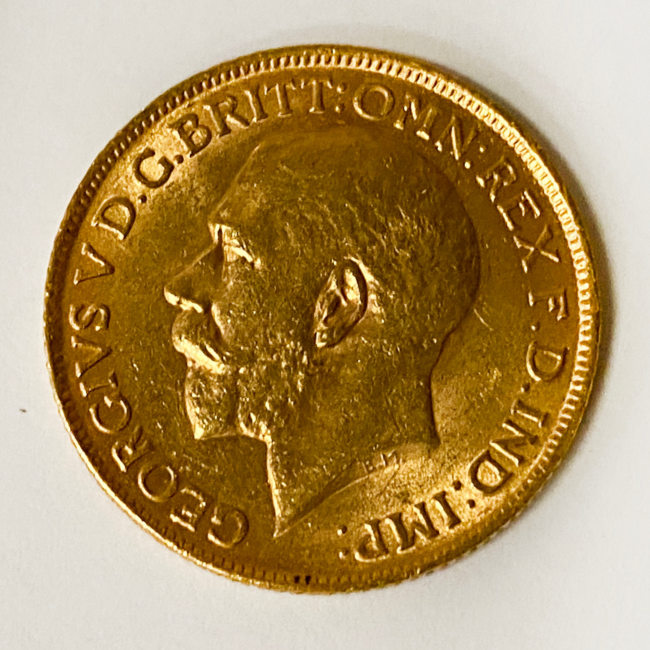 1913 FULL SOVEREIGN GOLD COIN - Image 2 of 2