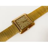 18CT GOLD GENTS MOVADO WATCH