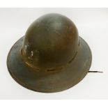 WW2 WOMEN CIVIL VOLUNTEER STEEL HELMET