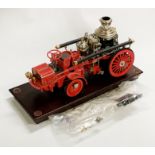 VINTAGE COLLECTABLE FRONT DRIVE STEAMER MODEL FIRE ENGINE 1912 WITH EXTRA PARTS