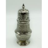 SILVER SUGAR SIFTER - 16.5 CMS (H) APPROX - 6.2 OZS APPROX