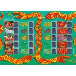 SIX COMPLETE ROYAL MINT SMILER SHEETS OF STAMPS - LUNAR NEW YEAR 2012-2017