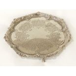 HM SILVER MEAT PLATTER - APPROX 20.7 OZ - GOLDSMITHS & SILVERSMITH CO. REGENT ST LONDON