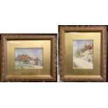 2 ALFRED PURNELL FRAMED WATERCOLOURS 13 X 17.5 CMS PICTURE ONLY