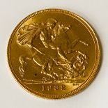 1932 FULL SOVEREIGN GOLD COIN