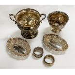 HM SILVER ITEMS - APPROX 389 G