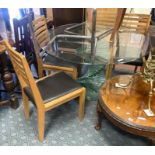 RETRO DINING TABLE & 4 CHAIRS