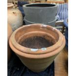 TWO TERRACOTTA POTS & 2 OTHER
