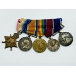 H. TURNER SET OF WW2 MEDALS (5 IN TOTAL)