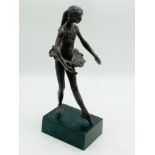 BRONZE BALLERINA ON STAND - 32CM H BY TOM MERRIFIELD