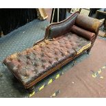 VICTORIAN CHAISE LONGUE - NEED RE UPHOLSTERING
