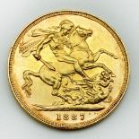 1887 FULL VICTORIAN SOVEREIGN