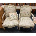 PAIR OF ARMCHAIRS