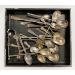 HM SILVER SPOONS & OTHERS - APPROX 293 G