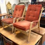 PAIR OF RETRO CHAIRS