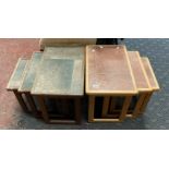 2 TILED TOP NEST OF TABLES