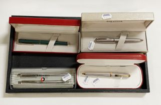 FOUR BOXED SHEAFFER OPENS
