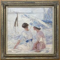 ATTRIBUTED TO CATHERINE WILEY - SUMMER DAY AT NEWPORT