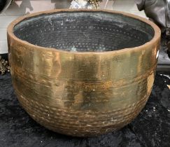 BRASS LOG BASKET