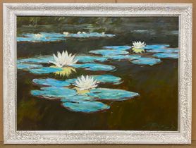 ALEXANDER SHEVCHUK (XX CENTURY) “LILY POND” 2008 OIL ON CANVAS, 49CM X 69CM