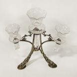 GLASS EPERGNE - 21.5 CMS (H) APPROX