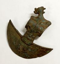 BRONZE AXE HEAD MIDDLE EASTERN