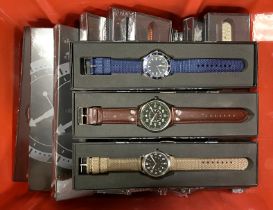 BOX OF WATCHES