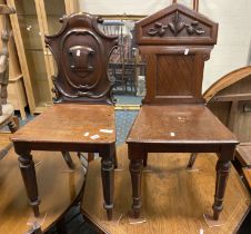 2 CHURCH CHAIRS