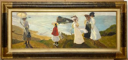 JOAQUIN SOROLLA Y BASTIDA PAINTING- LIGHTHOUSE WALK