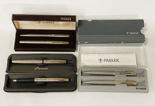 COLLECTION OF BOXED PARKER PENS