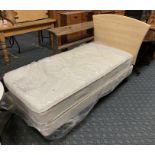 SINGLE BED WITH HEADBOARD - EX SHOW FLAT