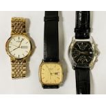VINTAGE MERCEDES WATCH BY SEIKO & 2 OTHERS