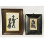 TWO FRAMED VICTORIAN SILOUETTES