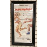 ORIGINAL MOVIE POSTER ''SCREWBALLS'' 1983 - 76.5 X 41 CMS APPROX - OUTER FRAME