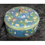 ROUND CLOISONNE BOX