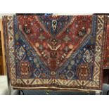 SOUTH WEST PERSIAN QASHQAI RUG 200CMS X 126CMS