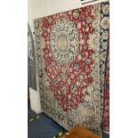 CENTRAL PERSIAN PART SILK QUM CARPET 350CMS X 225CMS