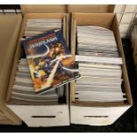 TWO BOXES OF MARVEL COMICS