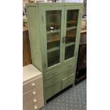 PAINTED KITCHEN CABINET