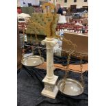 MARBLE & BRASS WEIGHING SCALES