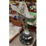 SPIRIT OF ECSTASY STATUE ON MARBLE BASE - 70 CMS (H) APPROX