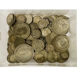 COLLECTION OF PRE 1947 SILVER COINAGE - APPROX 9.5 OZ (IMP)