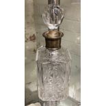 HM SILVER COLLAR DECANTER - 28 CMS (H) APPROX