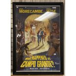 MORECOMBE & WISE ORIGINAL FILM POSTER ''CAMPO GRANDE'' 110 X 78 IN FRAME